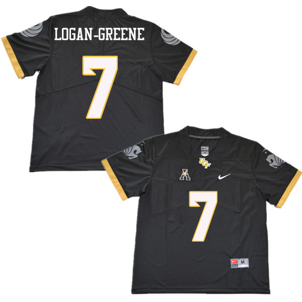 Men #7 Emmanuel Logan-Greene UCF Knights College Football Jerseys Sale-Black - Click Image to Close